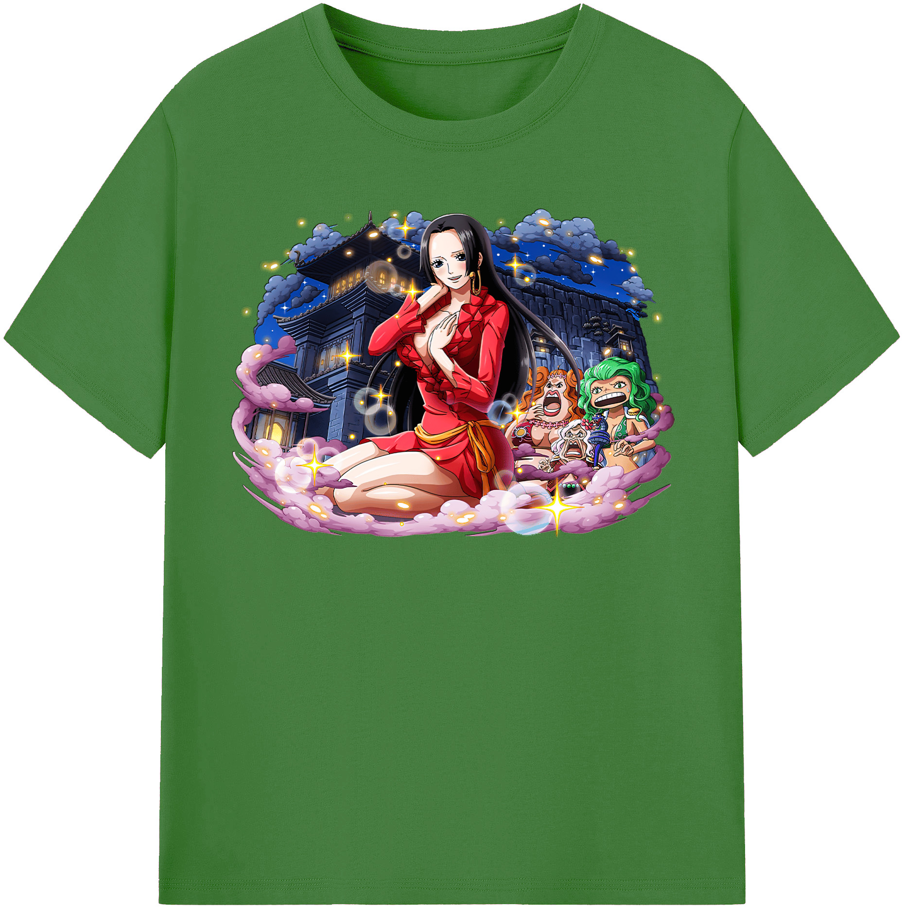ワンピース ボア・ハンコック ONE PIECE Boa·Hancock レディースカジュアルプリントTシャツ（綿100％）